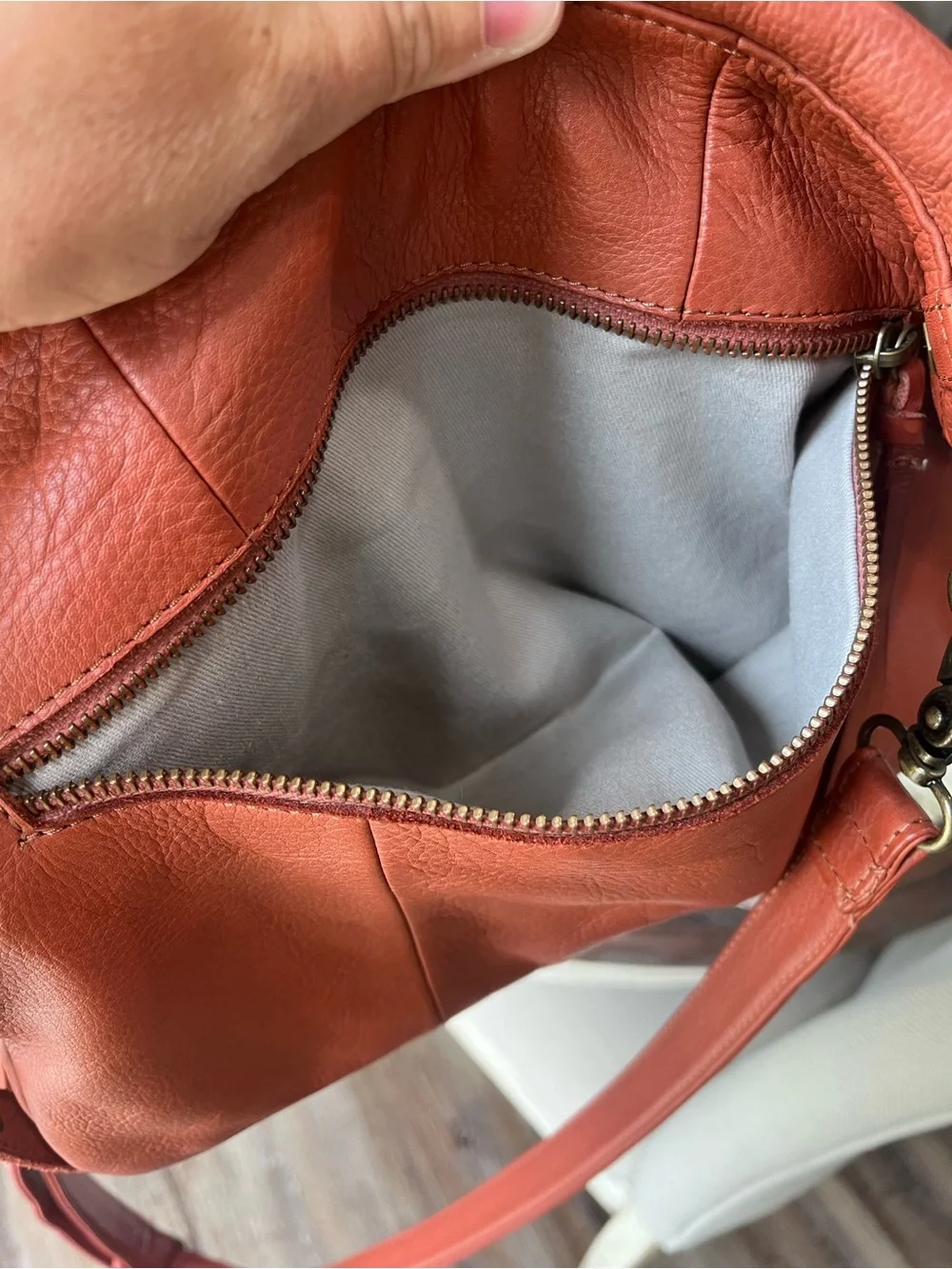 Day & Mood  Boho fold-over crossbody bag.